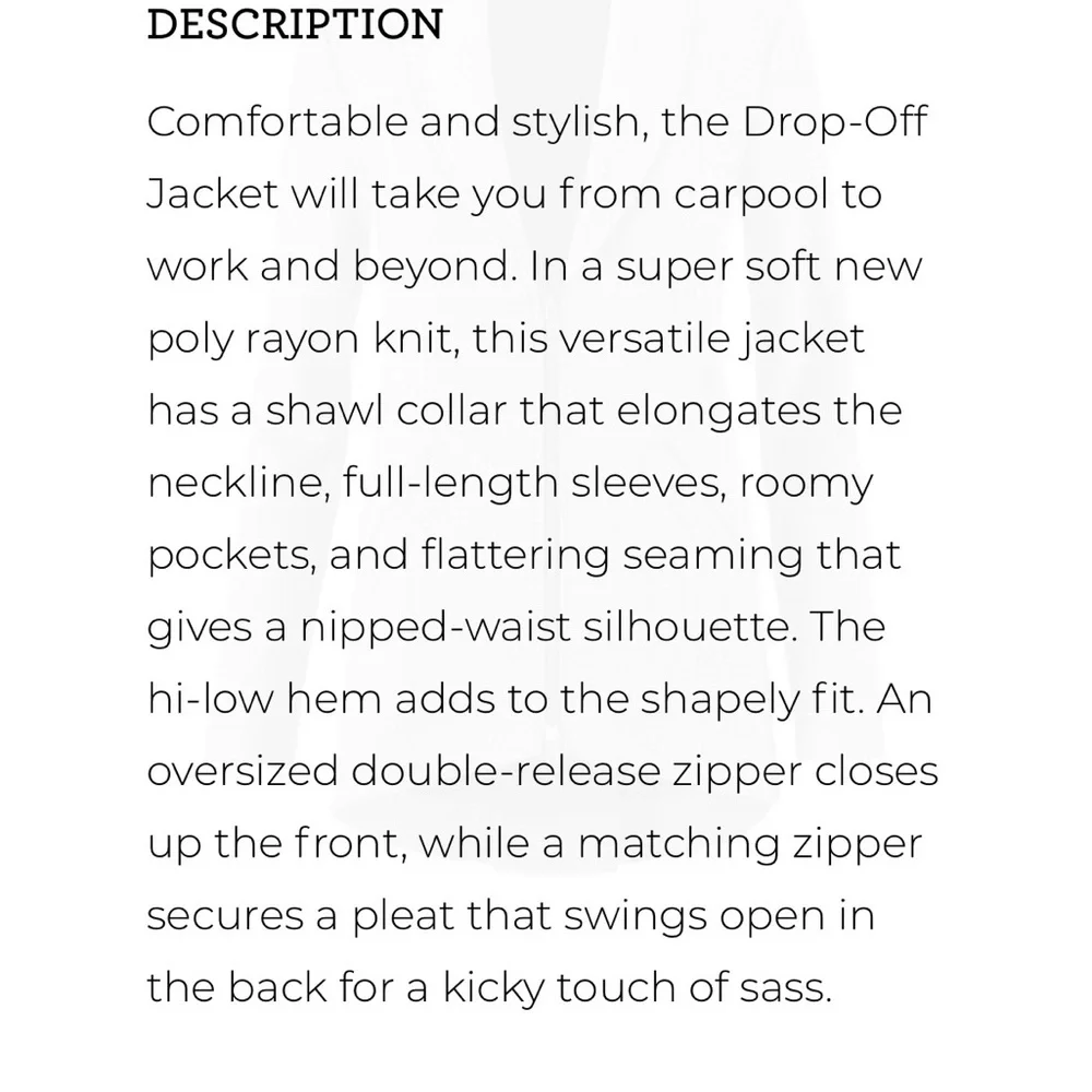 Women's  Zip-Up Jacket - Picture 3 of 3